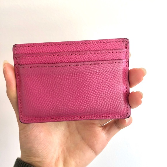 Tory Burch Saffiano Card Holder - Picture 2 of 4